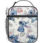 Zuswicg Anime Cartoon Lunch Box Insulated Lunch Bag For Girls Boys 10.2 Inch Cute Lunch Box Suitable For Adult Women Men Preppy School Work