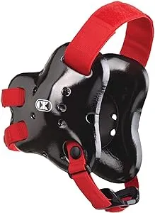 Cliff Keen Fusion Headgear Black-Scarlet