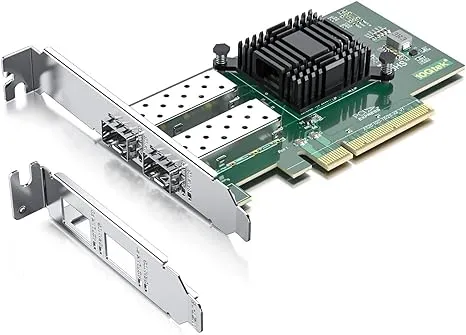 10Gb SFP PCI-e Network Card, Intel 82599(X520-DA1) Controller, NICGIGA 10Gbps Ethernet Adapter, 10Gbe SFP Port, 10G NIC Card, Support Windows/Windows Server/Linux/VMware