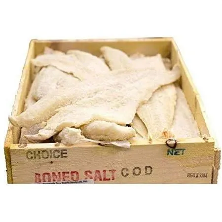 Baccala Salt Cod, 4 lbs, Wild Caught Canadian by, Women's, Size: One Size