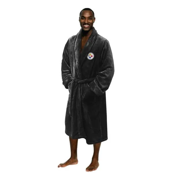 NFL Pittsburgh Steelers Men's L/XL Silk Touch Robe