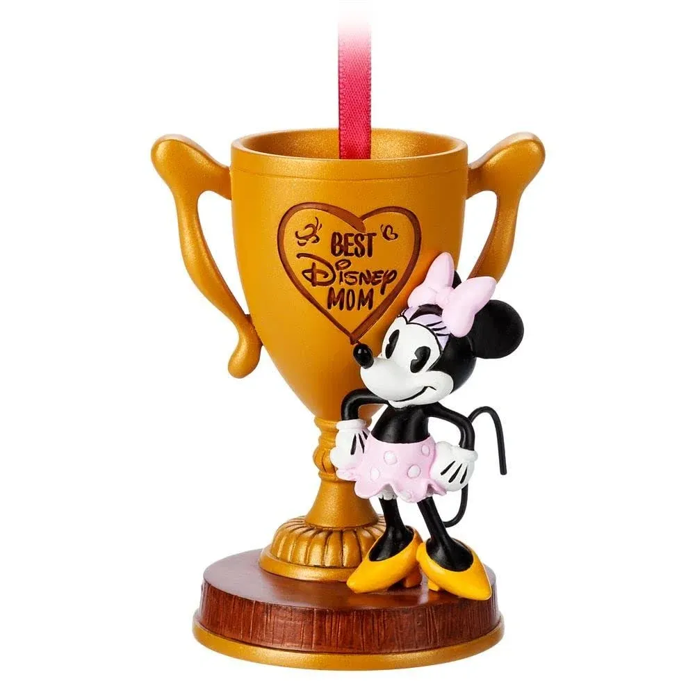 DISNEY Minnie Mouse &#x27;&#x27;Best Disney Mom&#x27;&#x27; Figural Ornament 2022