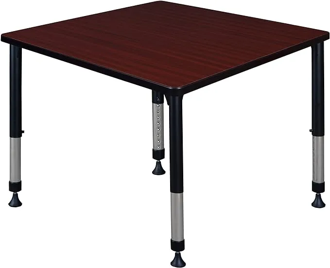 Regency Kee 42 in. Square Height Adjustable Classroom Activity Table