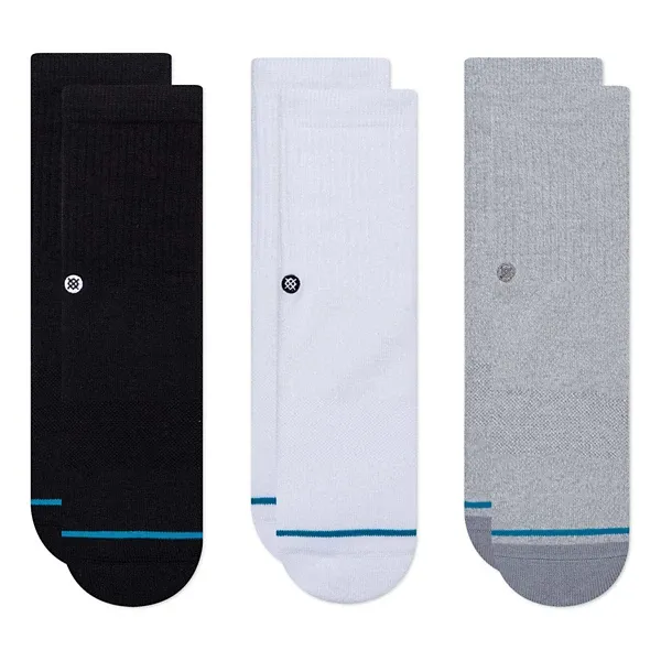 Stance Icon Kids Black Crew Socks 3 Pack K556A20ICO-BLK