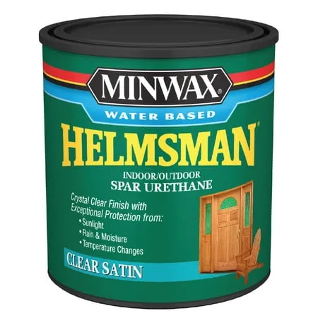 Minwax Helmsman Spar Urethane Indoor/Outdoor Wood Finish, Quart, Satin