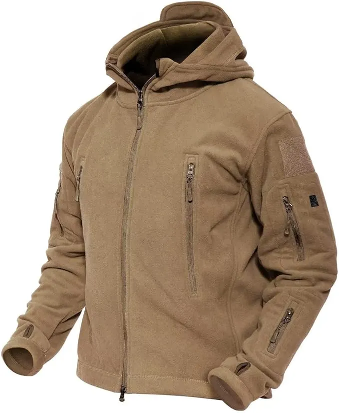 MAGCOMSEN Men's Military Tactical Fleece Jacket