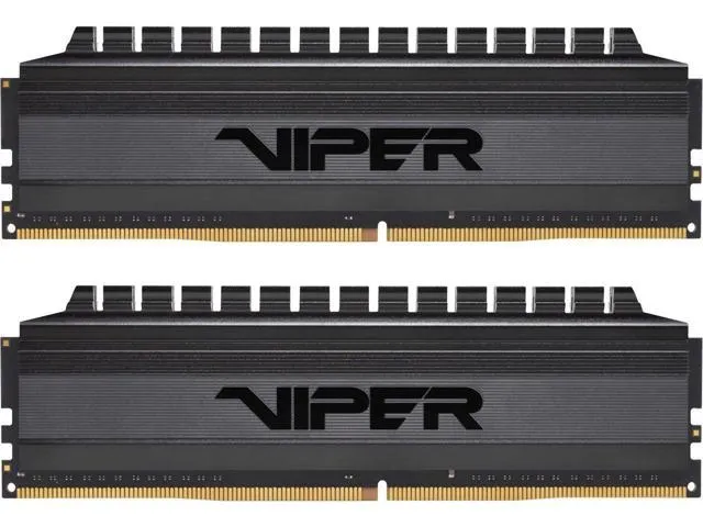 Patriot Viper 4 Blackout Series 8GB (2 x 4GB) 288-Pin DDR4 SDRAM DDR4 3000 (PC4 24000) AMD Compatible Desktop Memory Model PVB48G300C6K