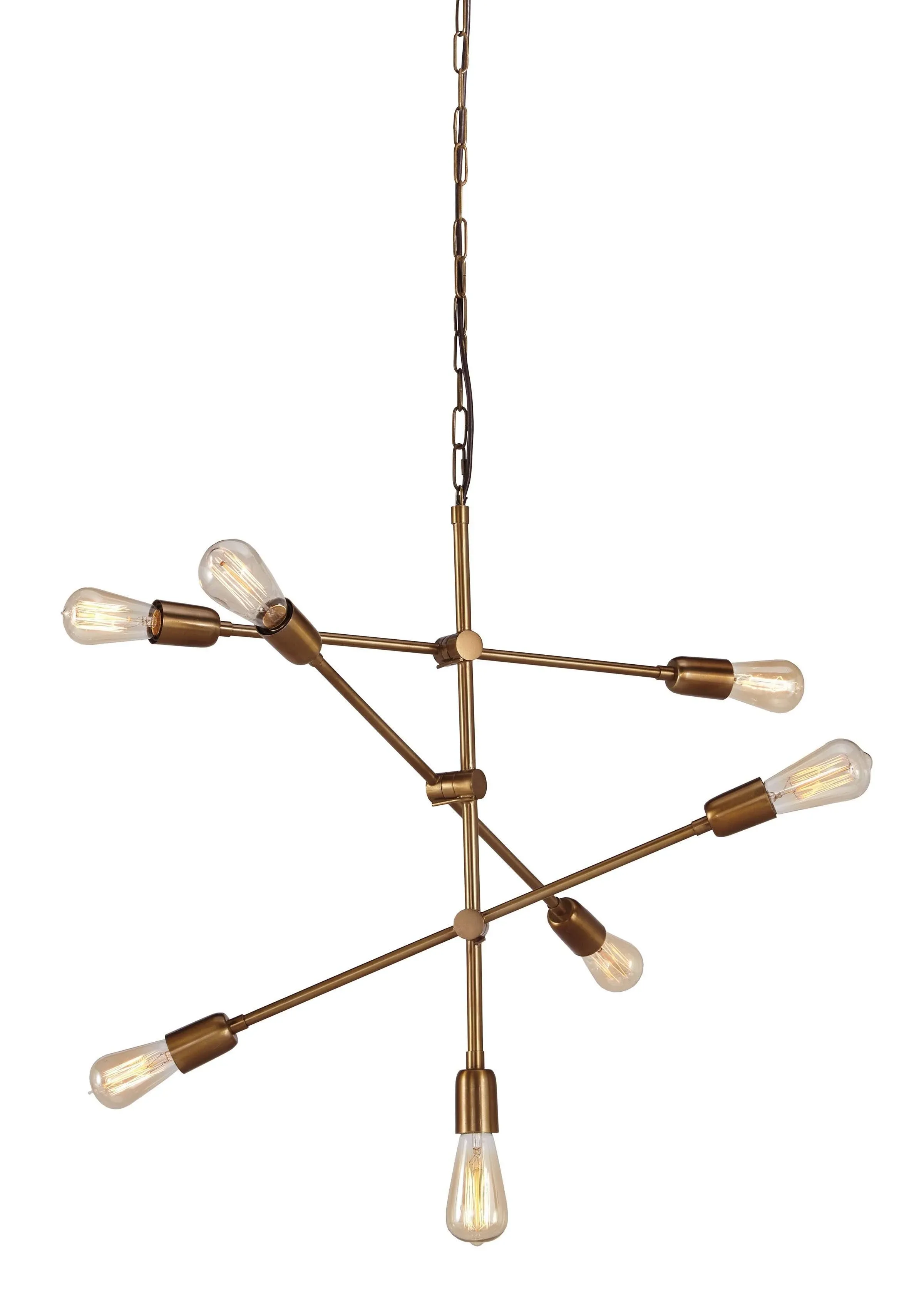 Ashley Nastalya Gold Metal Pendant Light