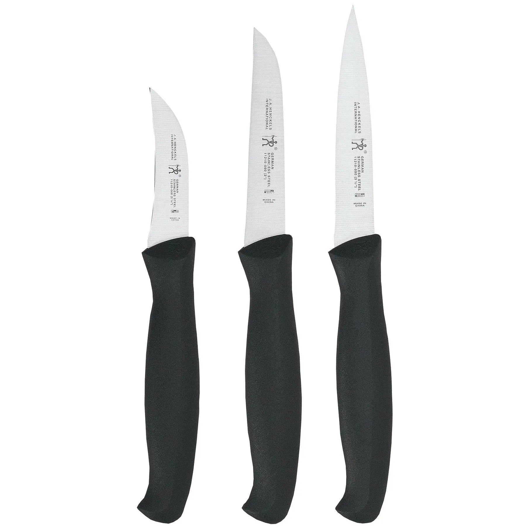 J.A. Henckels International 3-Pc Paring Knife Set - Black