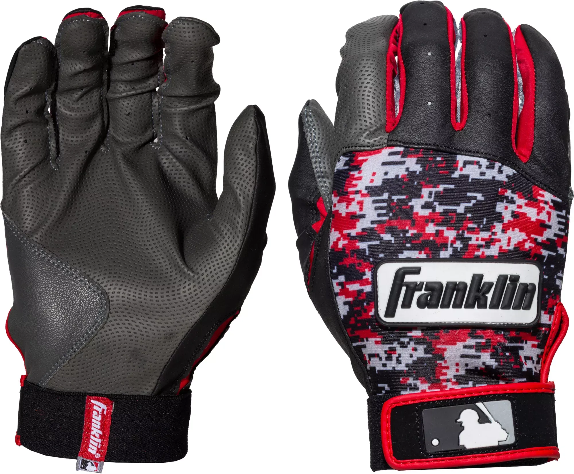 Franklin Sports MLB Batting Gloves - Digitek Camo Baseball + Softball Batting Gloves