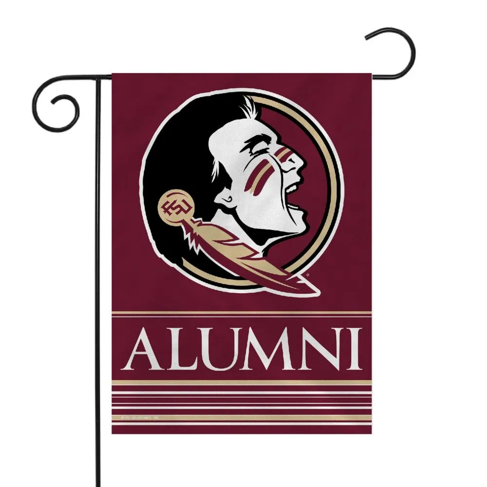 Rico Industries NCAA  Florida State Seminoles Alumni 13 x 18 Double Sided Garden Flag