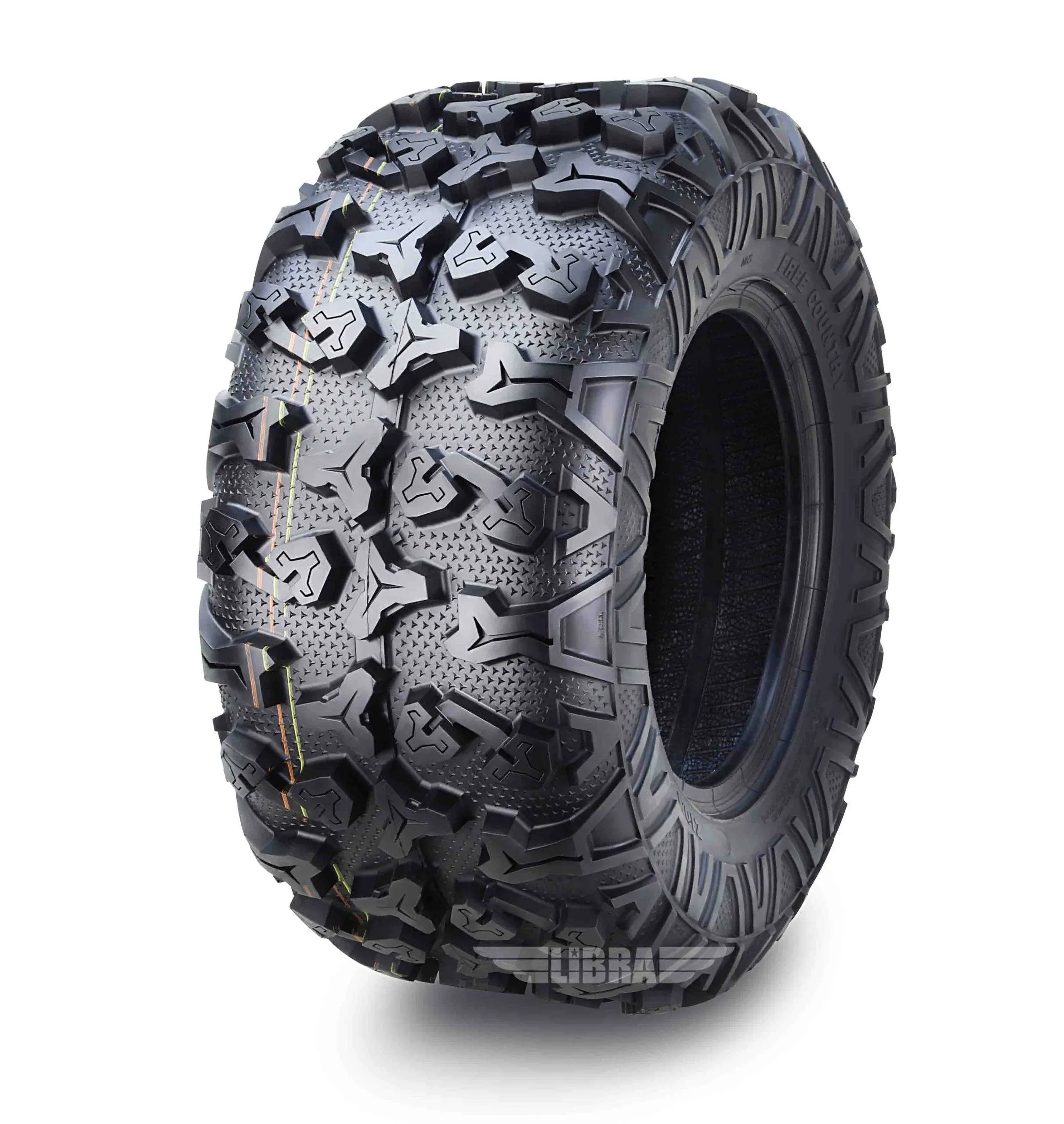 One Free Country ATV/UTV Tire 25x10-12 25x10x12 / 8PR w/Side Scuff Guard