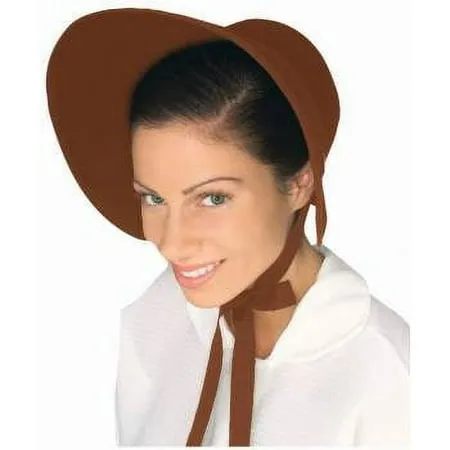 Felt Bonnet (Brown)