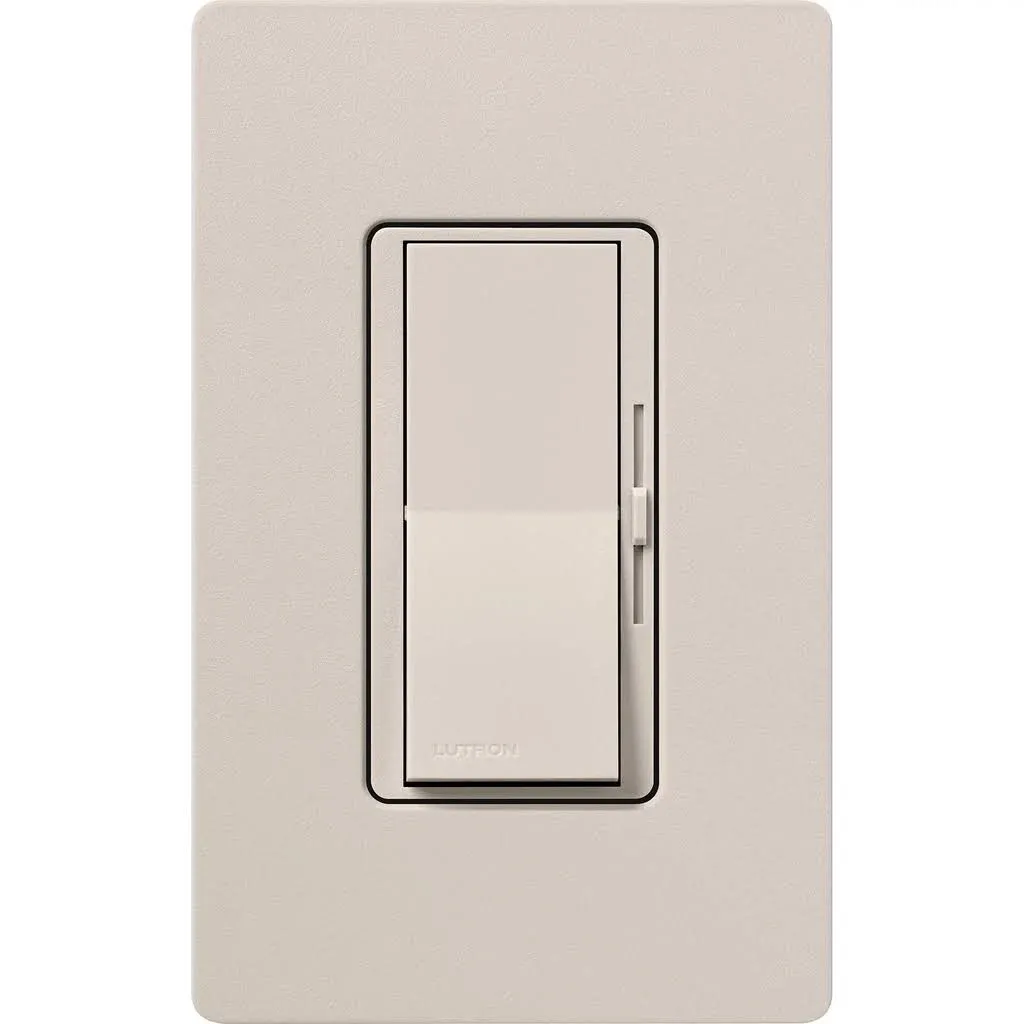 Lutron DVSCCL-153p-sw 120 Volt at 60 Hz 1-Pole 3-Way Dimmer, Snow Diva CL - 1 Pack