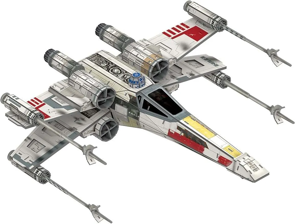 4D Cityscape Star Wars 3D Paper Model Kits (T-65 X-Wing Starfighter)