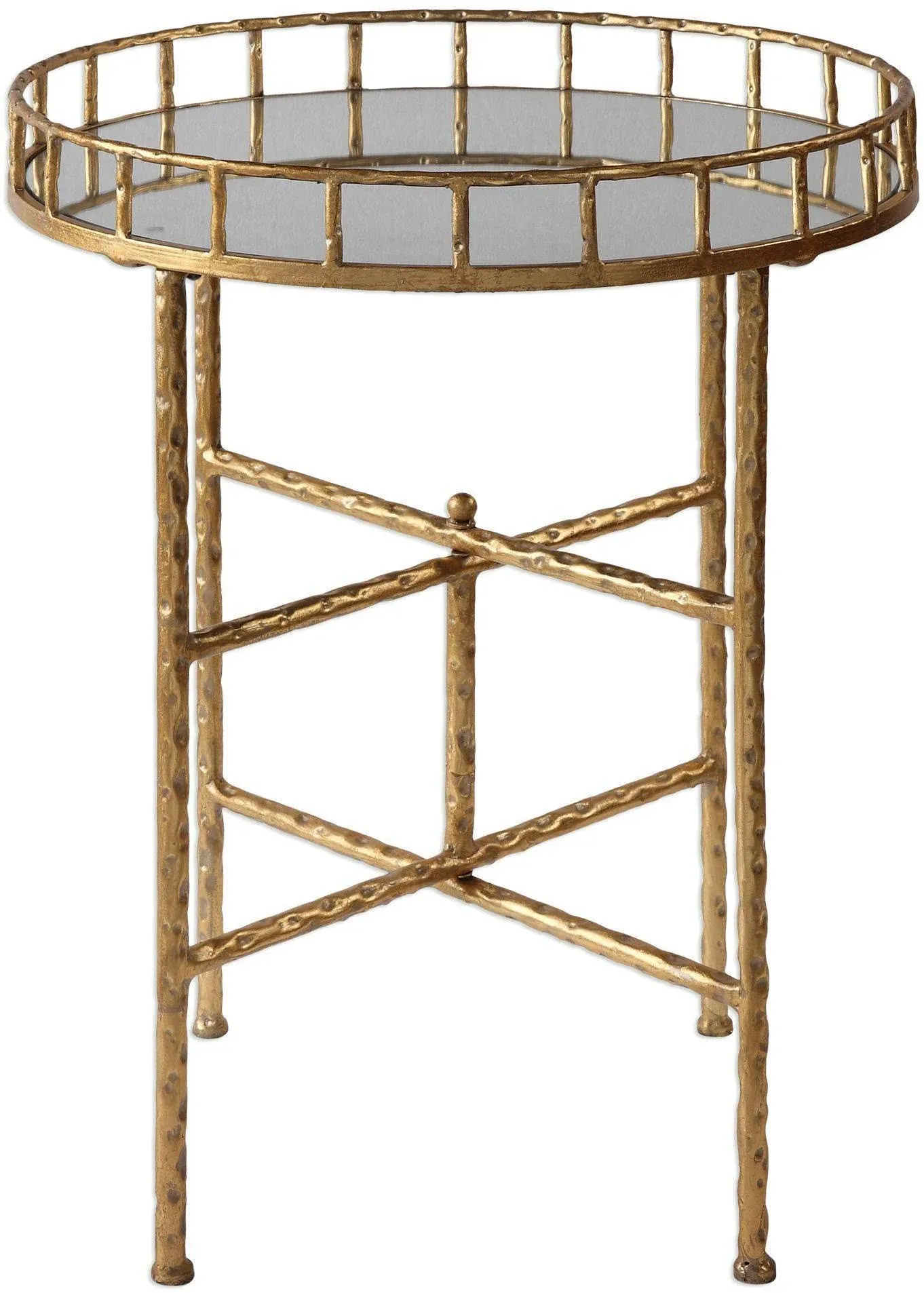 Uttermost Tilly Bright Gold Accent Table