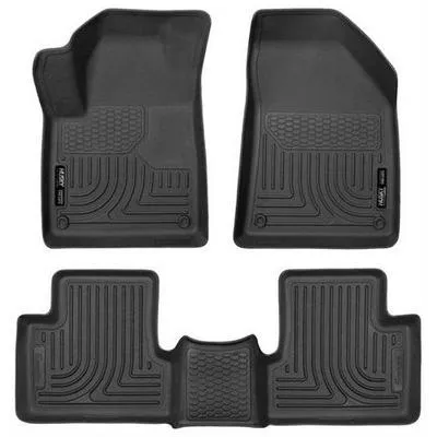 Husky WeatherBeater Front & 2nd Row Floor Liners (Black) - 99091