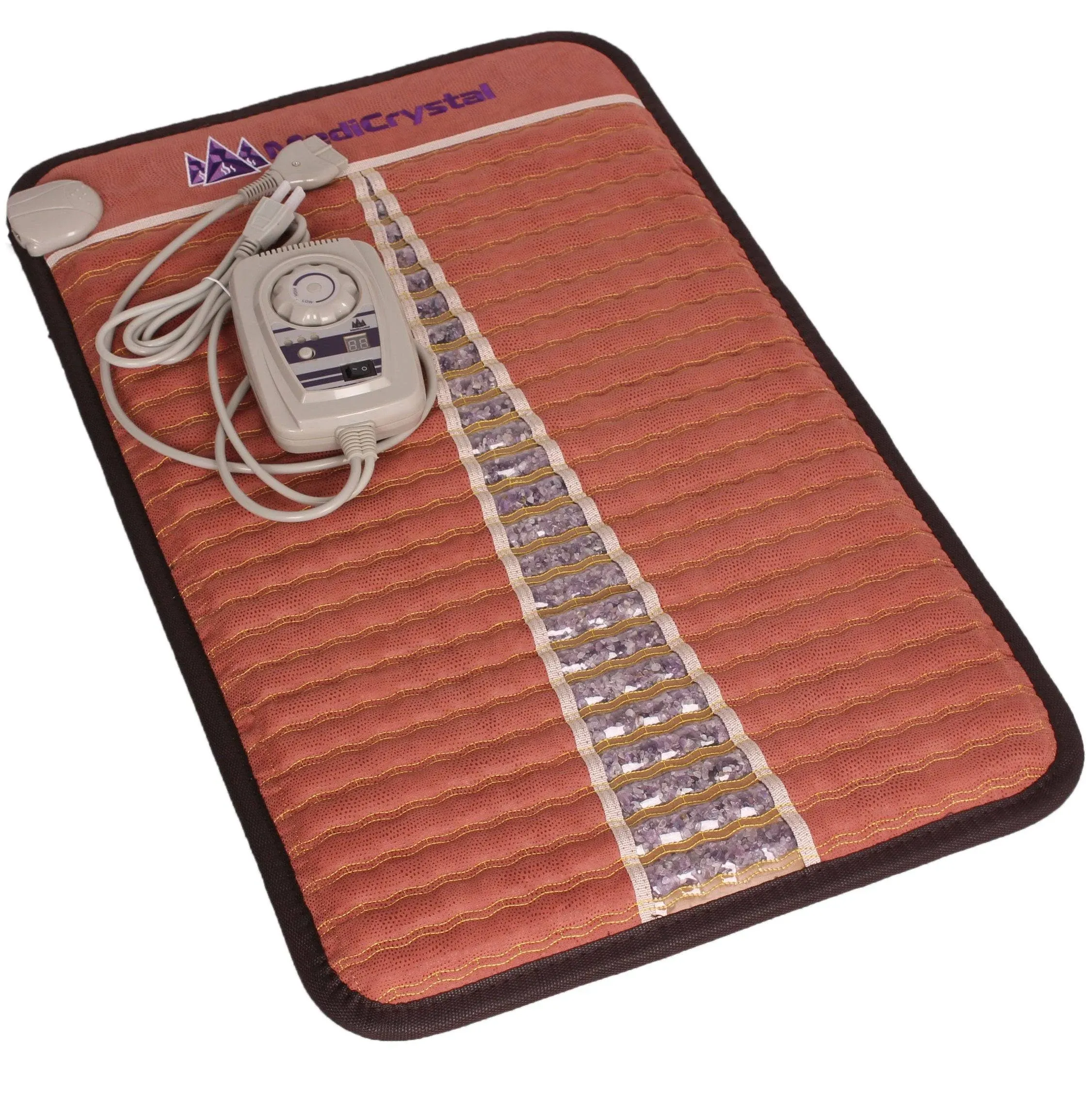 MediCrystal FIR Amethyst Mat - Negative Ion - Infrared Heating Pad - Mini 20x32