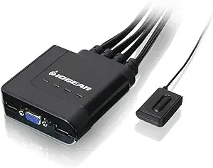 IOGEAR 4-Port USB Cable KVM Switch GCS24U