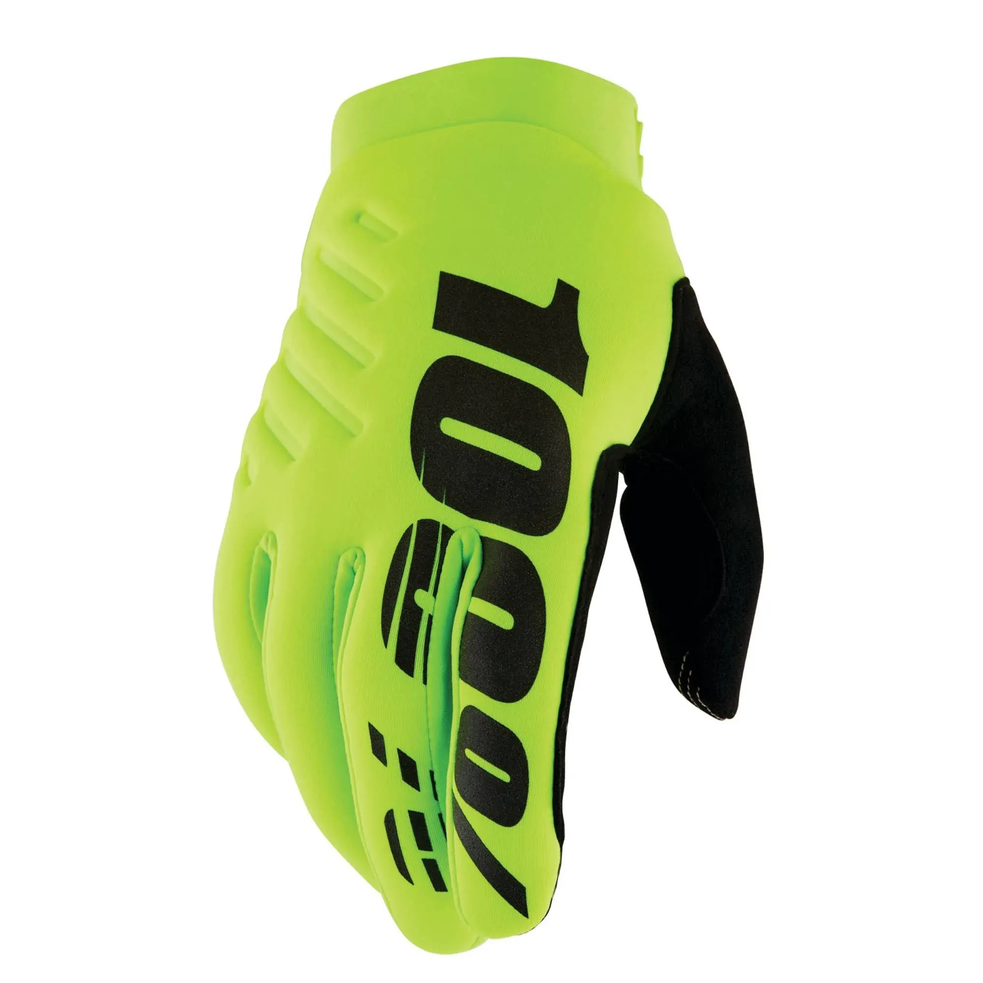 Guantes de motocross y bicicleta de montaña para clima frío 100 % BRISKER: equipo de protección cálido para carreras de deportes de motor MTB y MX para invierno