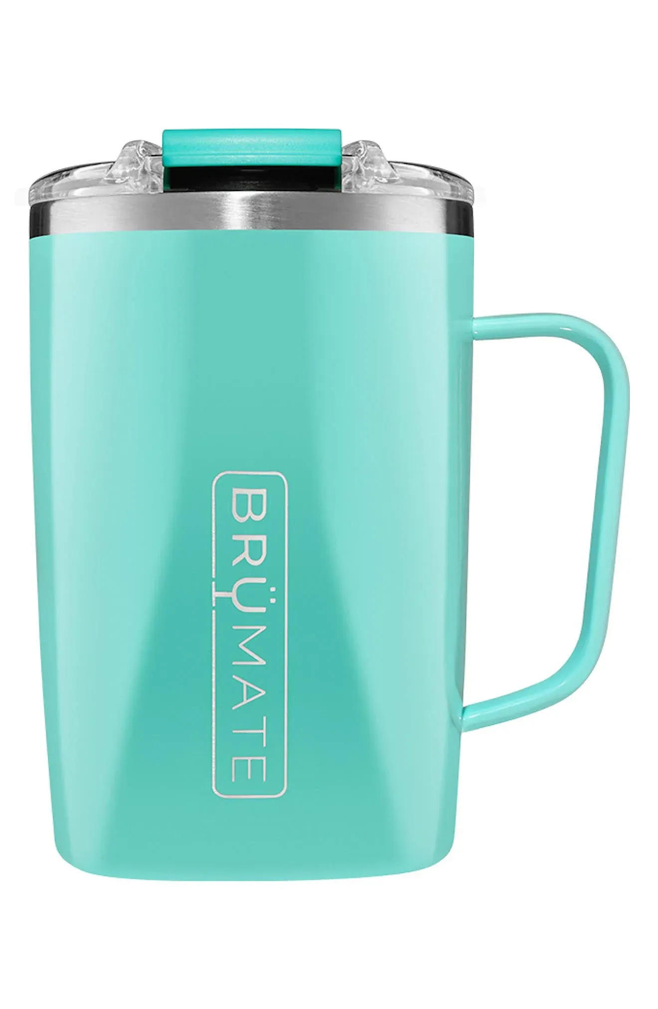 BrüMate Toddy - 16oz 100% Leak Proof Insulated Coffee Mug with Handle & Lid - Stainless Steel Coffee Travel Mug - Double Walled Coffee Cup (Carrara)