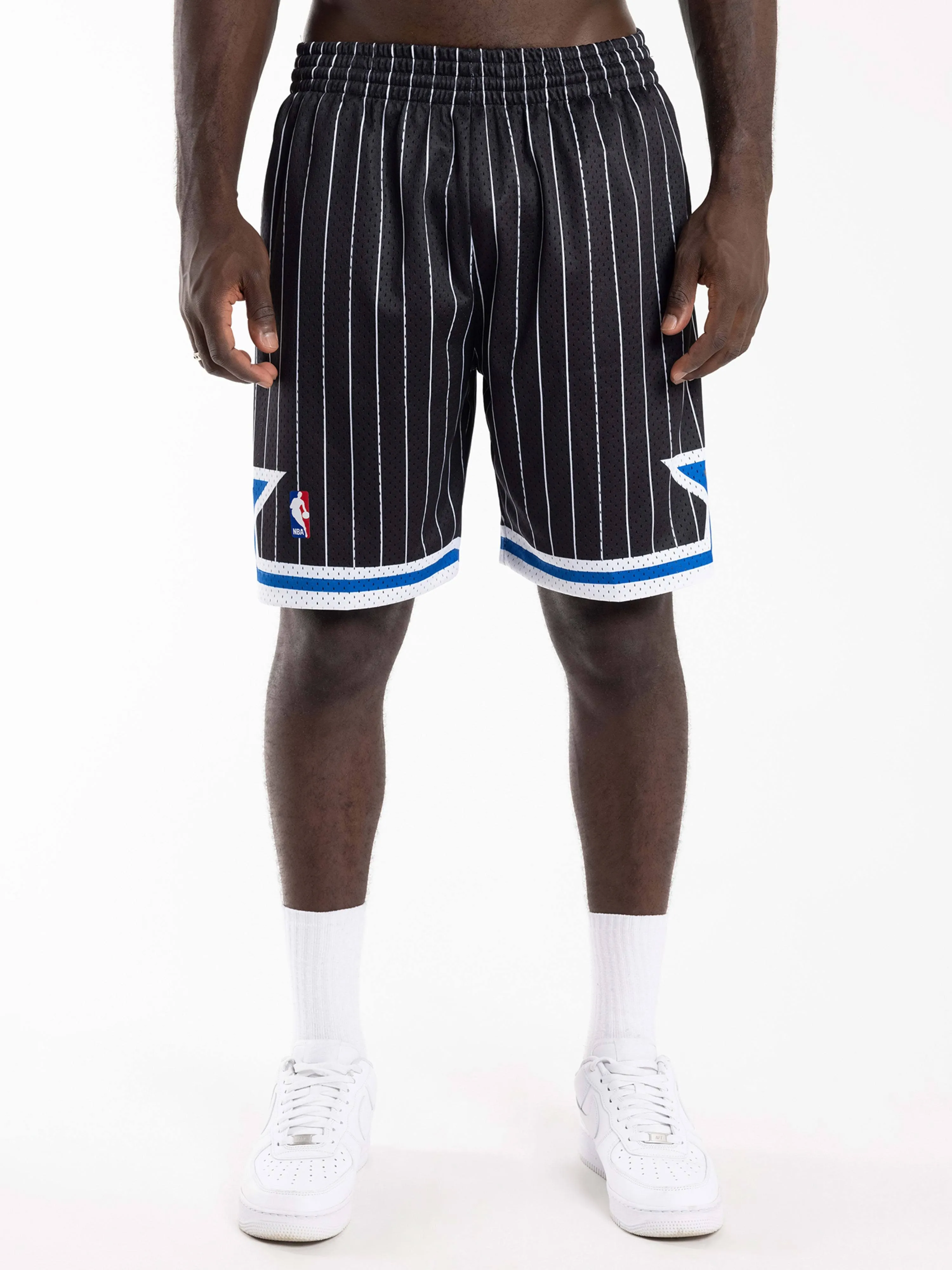 Mens Mitchell &amp; Ness NBA Swingman Alternate Shorts Orlando Magic 94-95