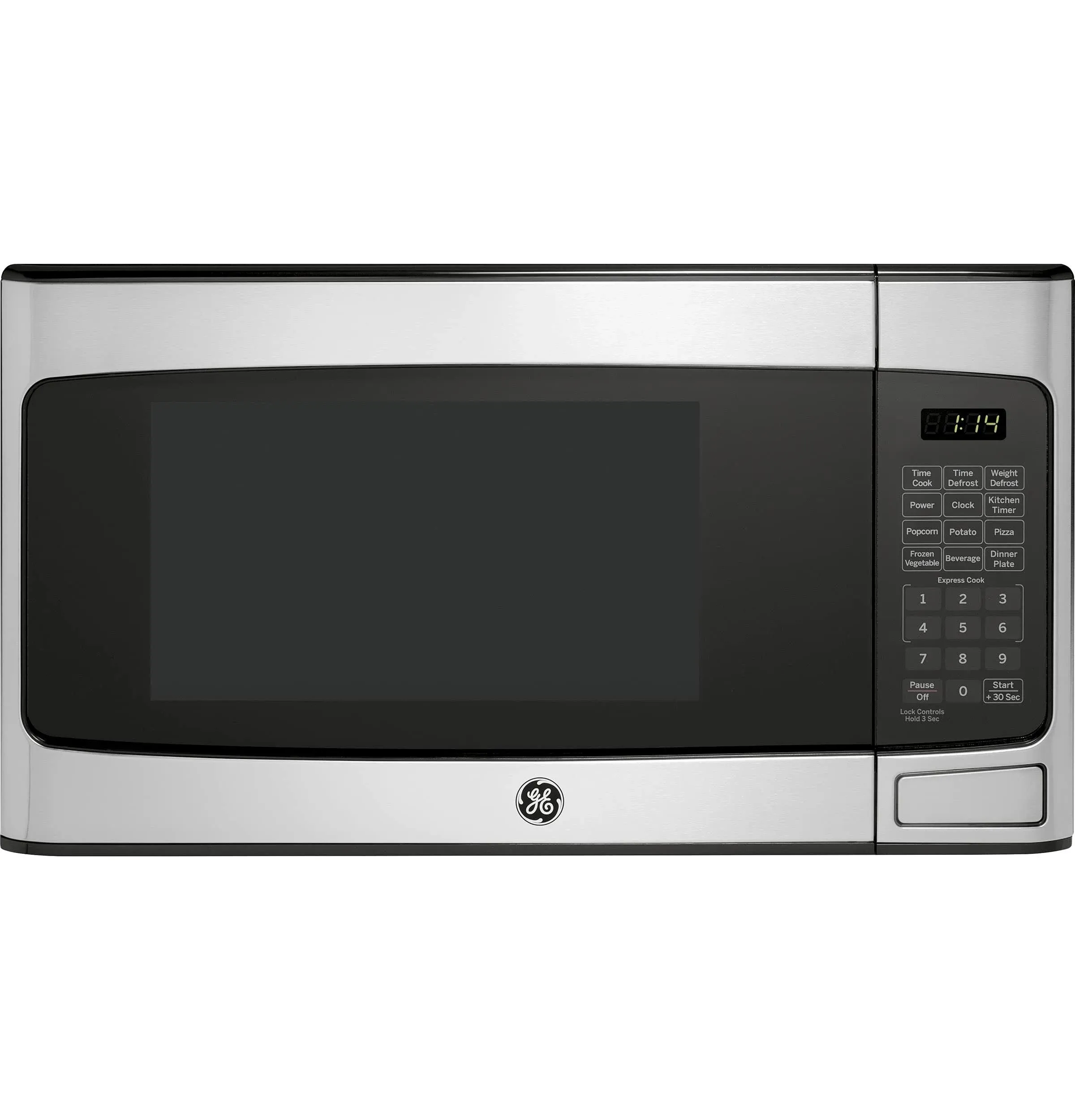 GE 1.1 Cu. ft. Capacity Countertop Microwave Oven Stainless Steel