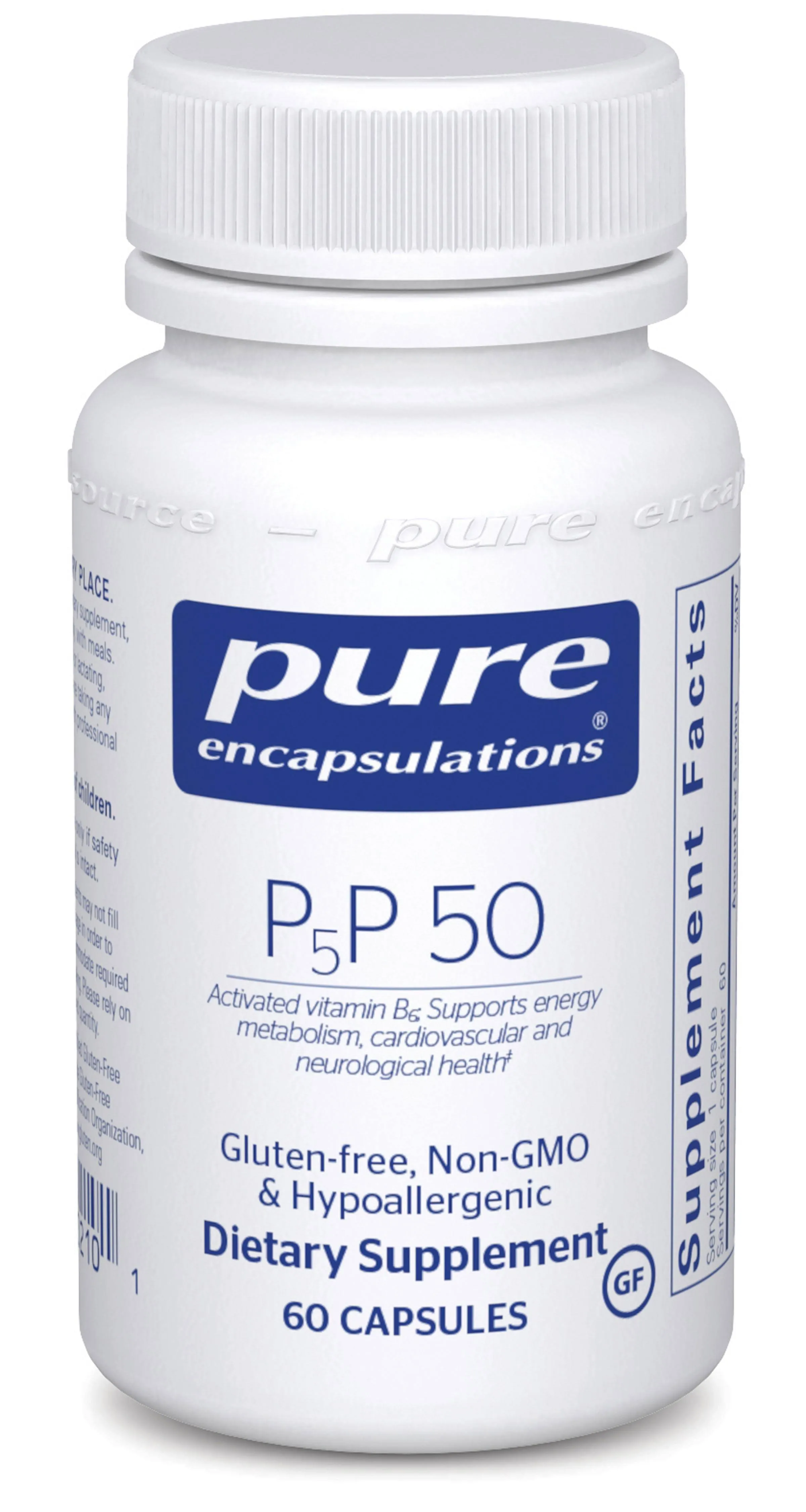 Pure Encapsulations P5P 50 Activated B6 60 Capsules