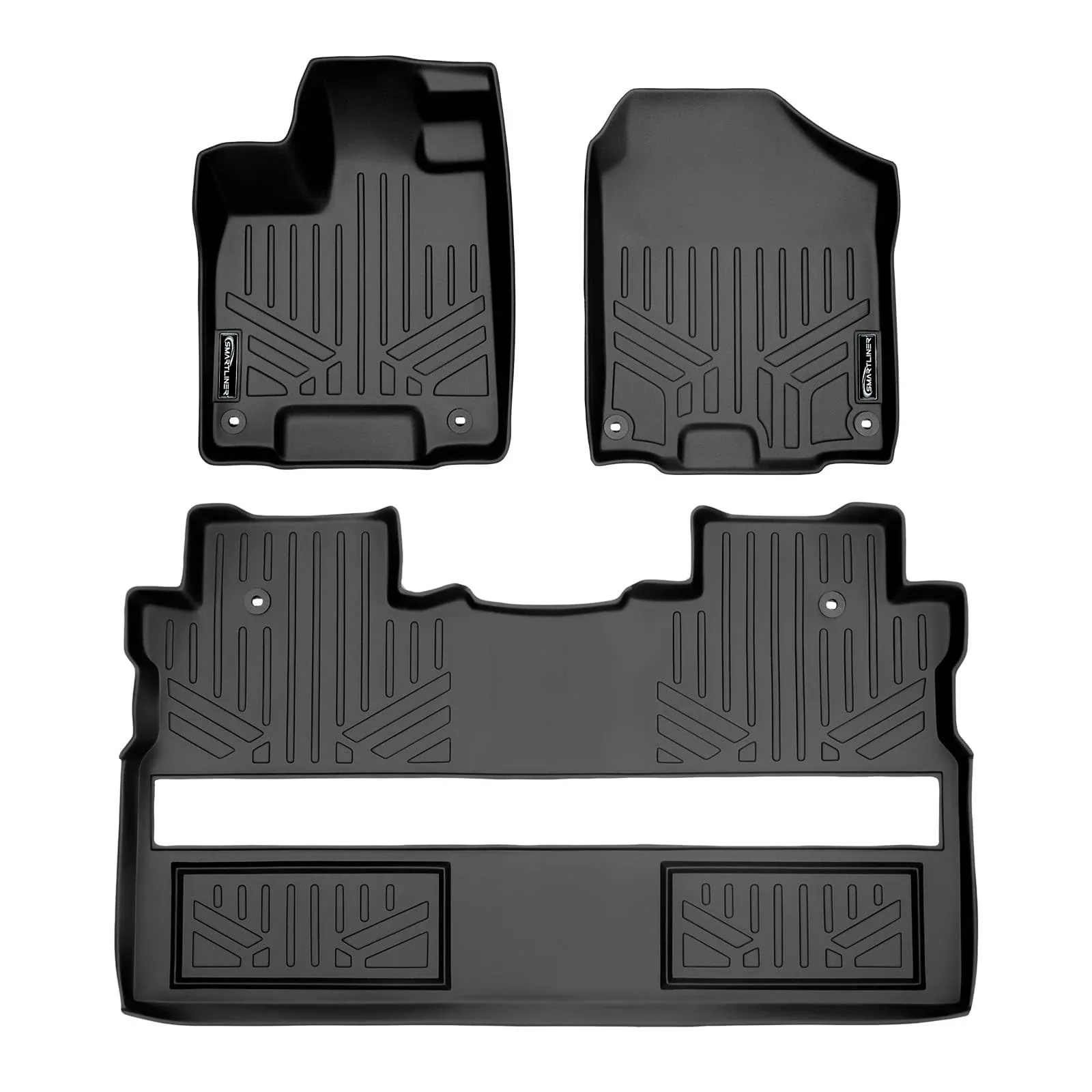 SMARTLINER Custom Fit Floor Liners For 2017-2025 Honda Ridgeline Crew 