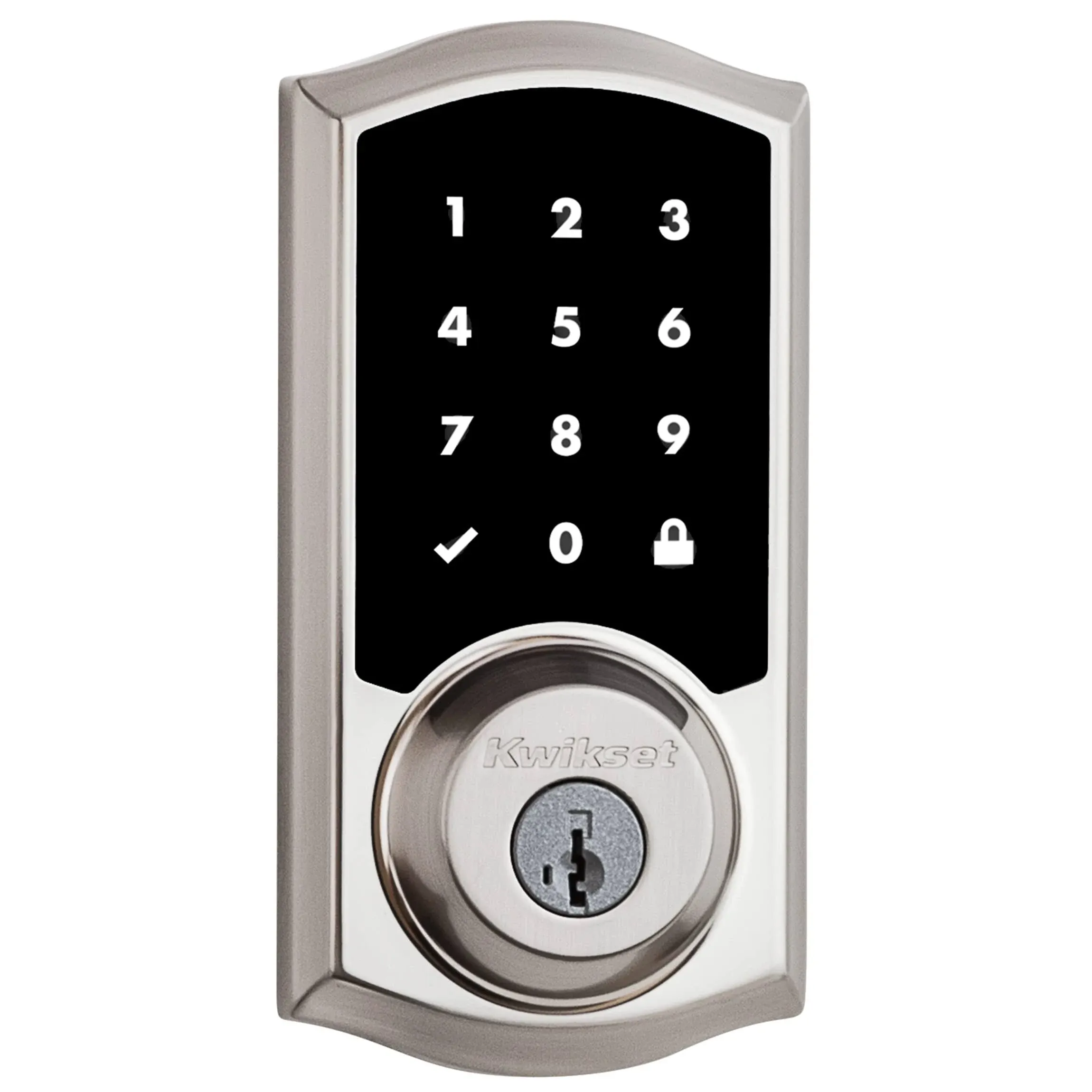 SmartCode 916CNT Touchscreen Electronic Deadbolt with Smartkey and Z-Wave Technology