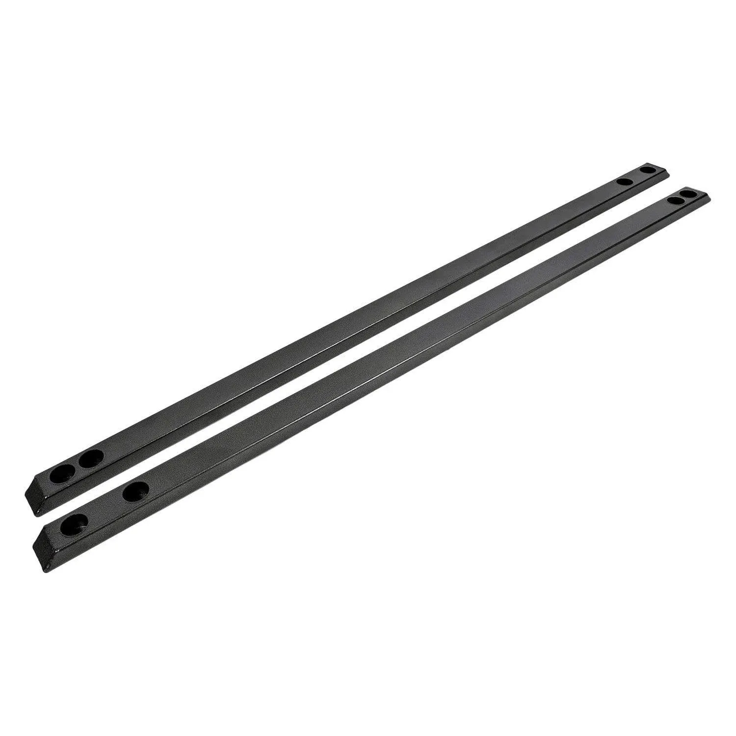 BMR 15-17 S550 Mustang Super Low Profile Chassis Jacking Rails - Black Hammertone