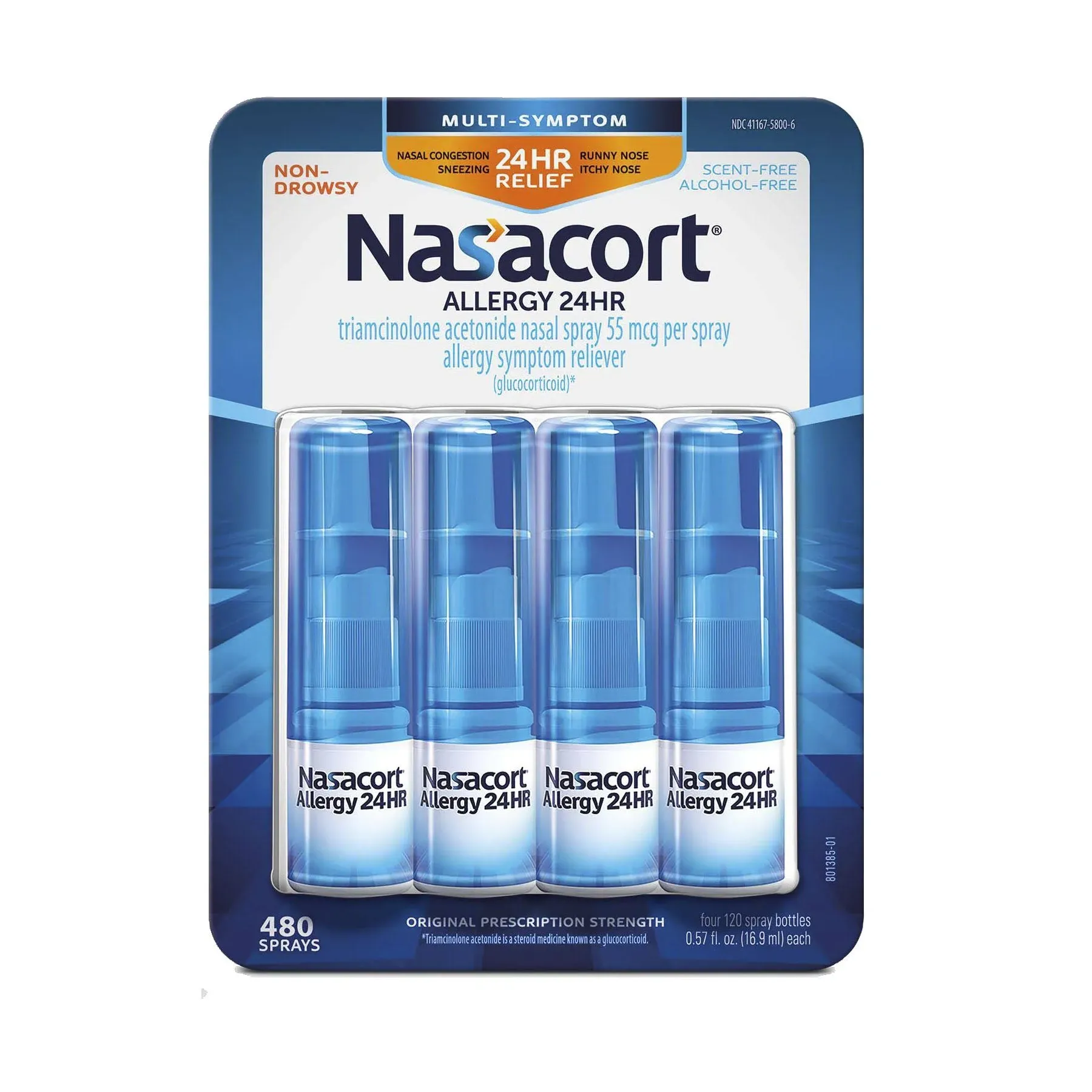 Nasacort Allergy 24-hour spray 4 pk. | ShelHealth