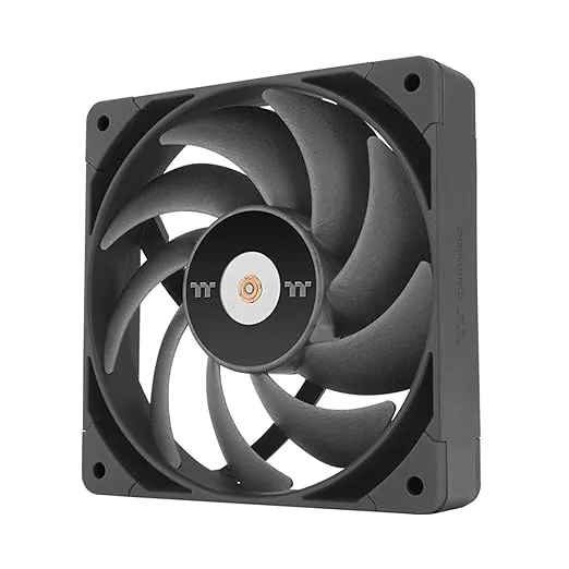 Thermaltake TOUGHFAN 14 Pro High Static Pressure PC Cooling Fan, PWM controlled 500~2000 rpm, Air Flow 119.6 CFM, Gen.2 Hydraulic Bearing 140mm Case/Radiator Fan (1 Pack) CL-F140-PL14BL-A