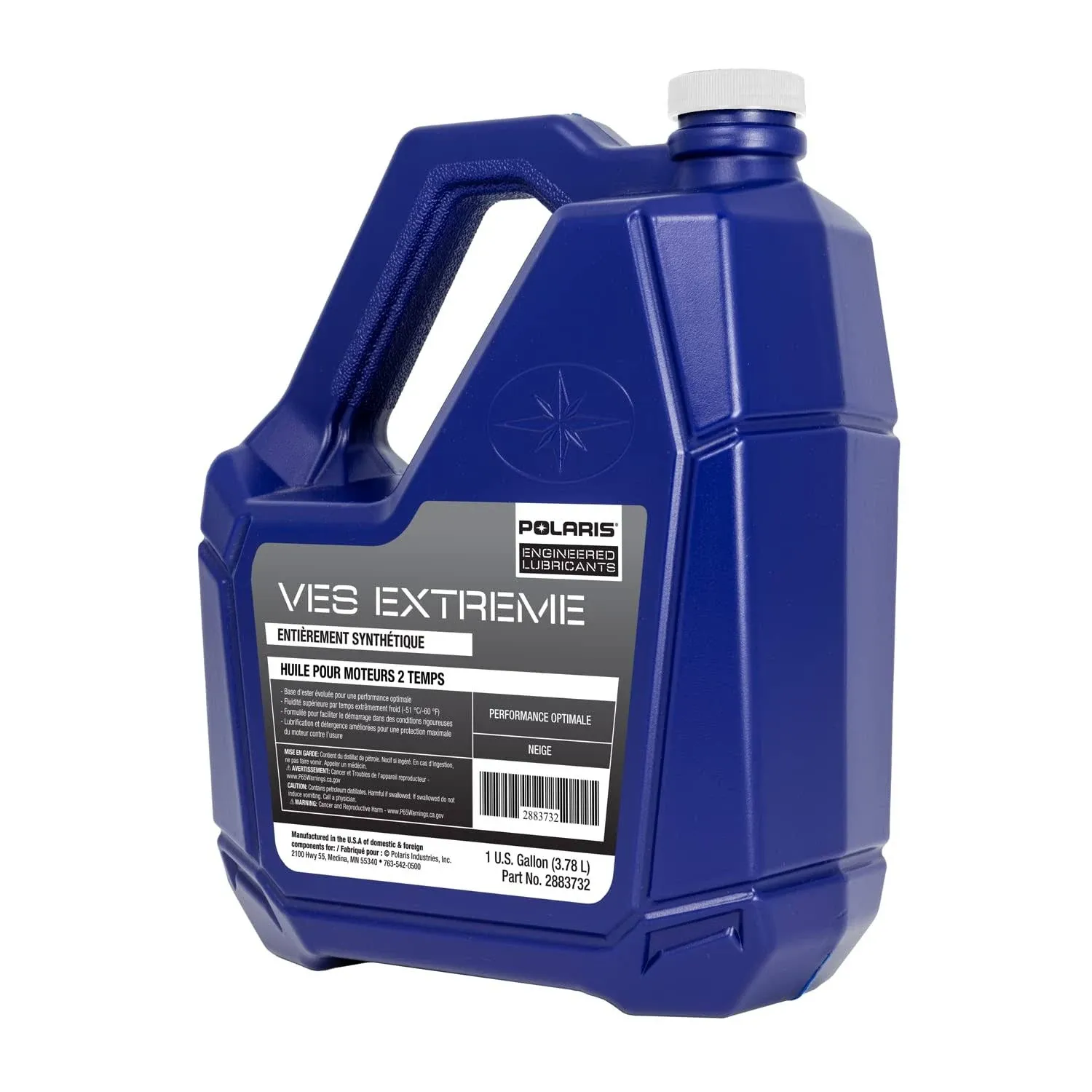 Polaris 2883732 Ves Extreme Engine Synthetic Oil 2-Cycle 1 Gallon