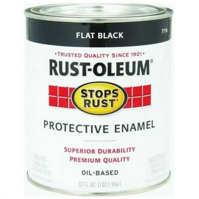 Rust-Oleum Stops Rust Gloss Brush On PaintRust-Oleum 7775502 Stops Rust Brush On Paint, Quart, Gloss Leather Brown, 1 Quarts (Pack of 1)