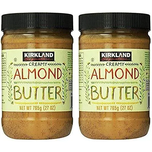 Kirkland Signature - Creamy Almond Butter, 27 Ounce - 3 Jars