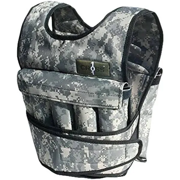 Adjustable Camouflage Weighted Vest Without Shoulder Pads