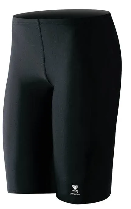 TYR Men's Durafast One Solid Jammer - 34 - Black