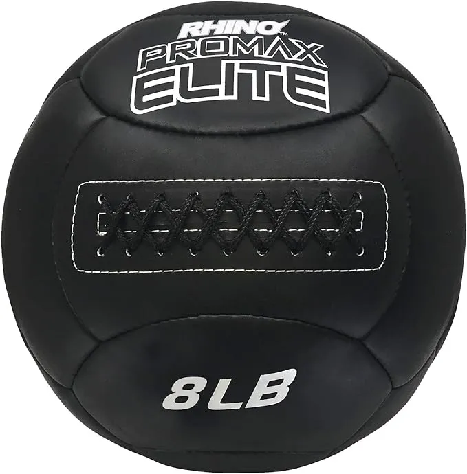 Champion Sports 8 lbs Rhino ProMax Elite Medicine Ball, Black