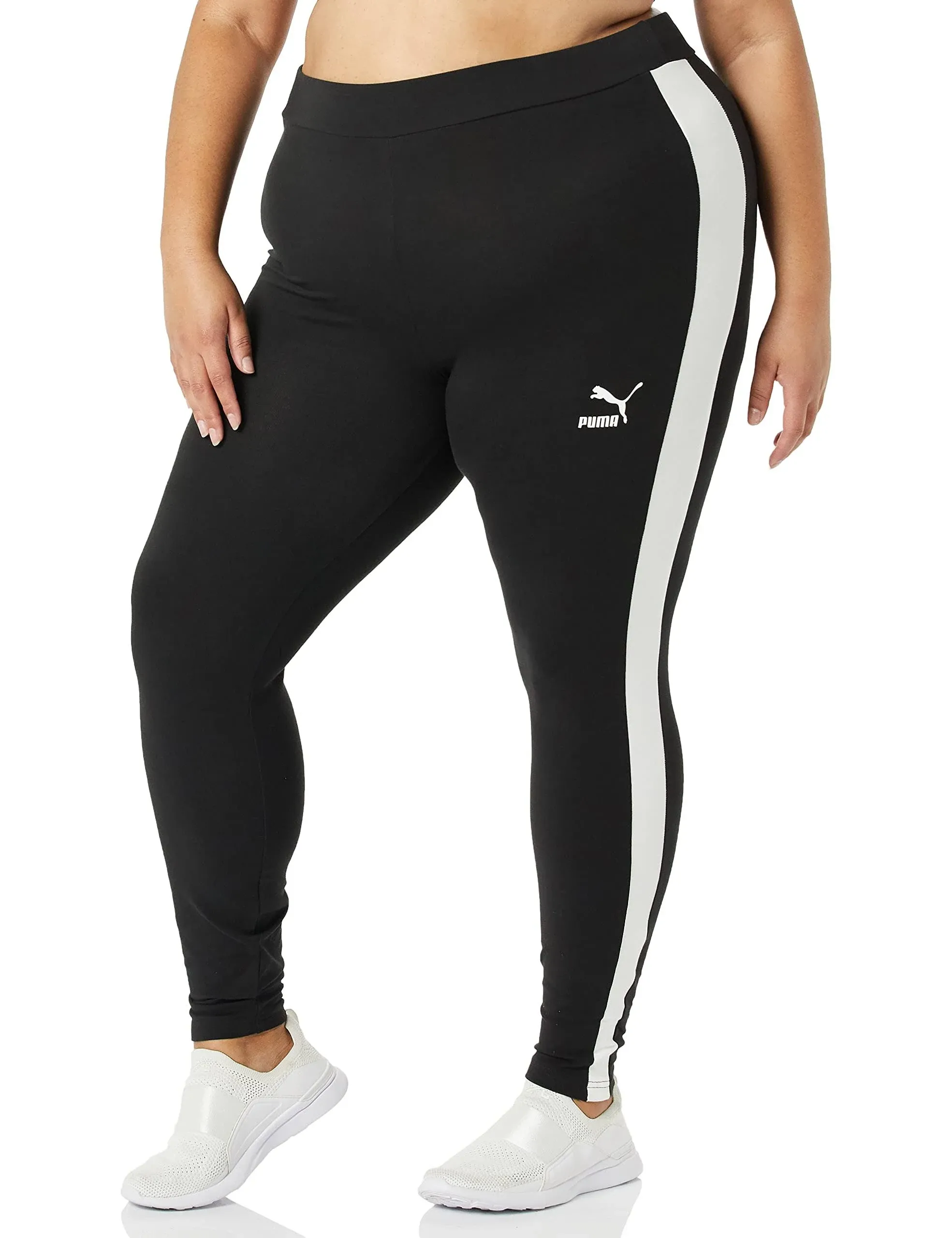 Puma Iconic T7 Leggings Pl Womens Black Athletic Casual 53185601