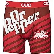 Odd Sox, Fun Boxer Briefs for Men, Crush, Dr. Pepper, 7 Up Soda Bold Logo Prints