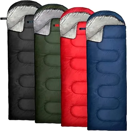 10 Pack Sleeping Bags for Adults Cold Weather Bulk for Homeless People, 4 Seasons Warm or Cold Lightweight Indoor Outdoor Backpacking, Camping