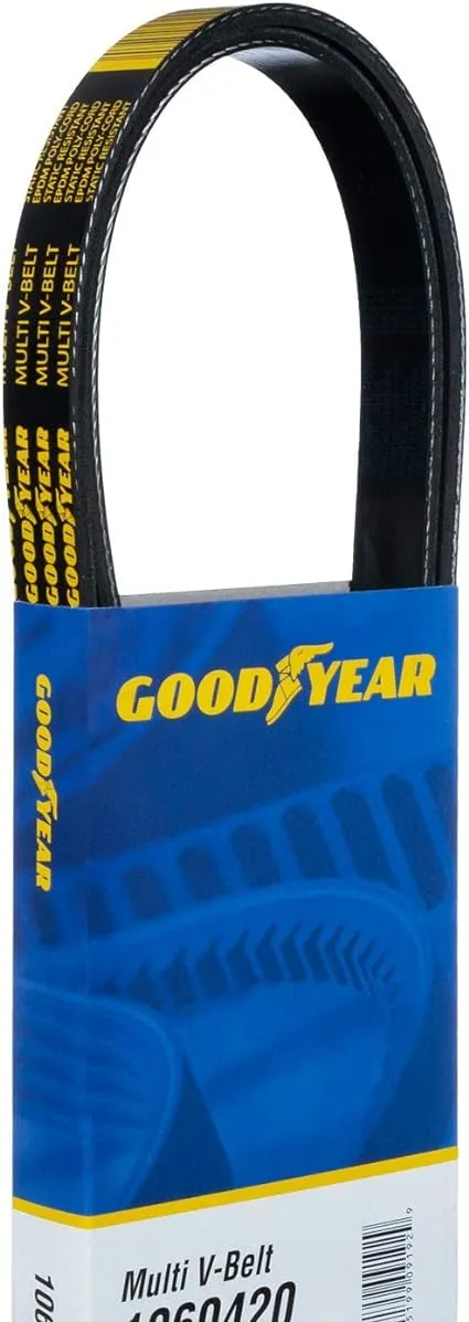 Goodyear Belts 1060700 Serpentine Belt, 6-Rib, 70" Length", Black