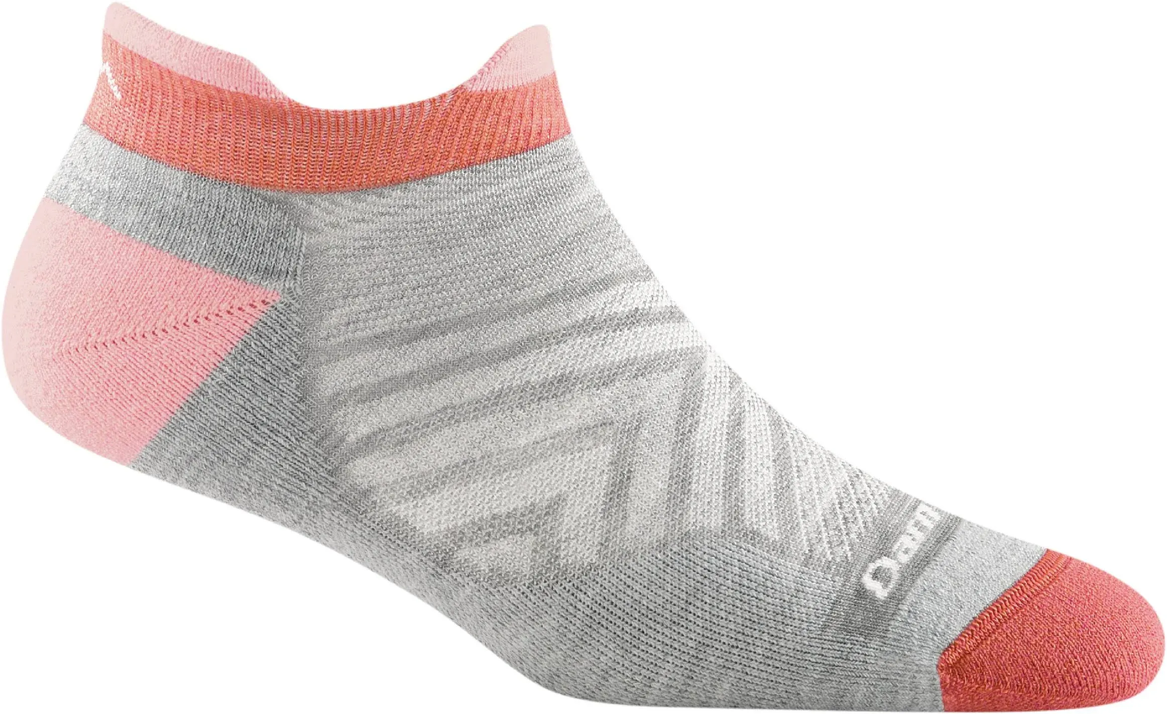 Darn Tough Women's Run No Show Tab Ultra-Lightweight Cushion-Medium Space Gray