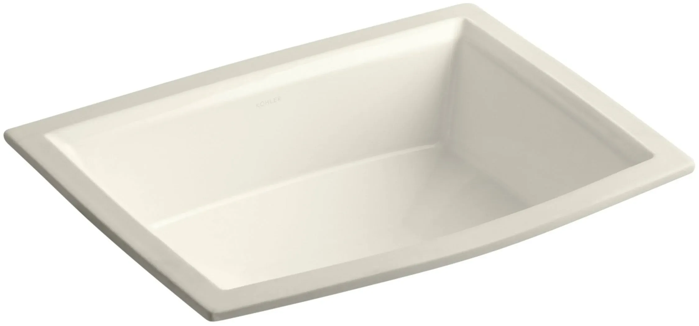 KOHLER 2355-96 Archer Vitreous China Undermount Bathroom Sink W/ Overflow Drain