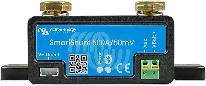 Victron Energy SmartShunt 500 amp Battery Monitor (Bluetooth)