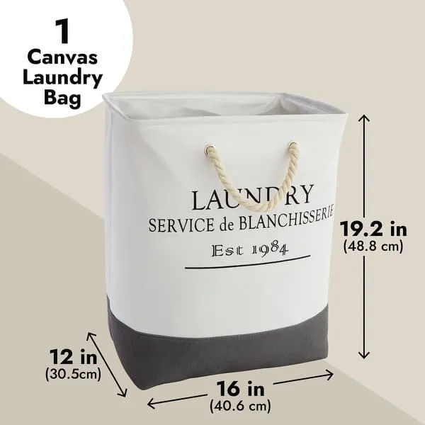 Okuna Outpost Canvas Laundry Basket