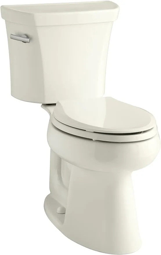 Kohler Highline ComForteeight Two-piece Elongated 1.28 GPF chair Height Toilet tank K-3999