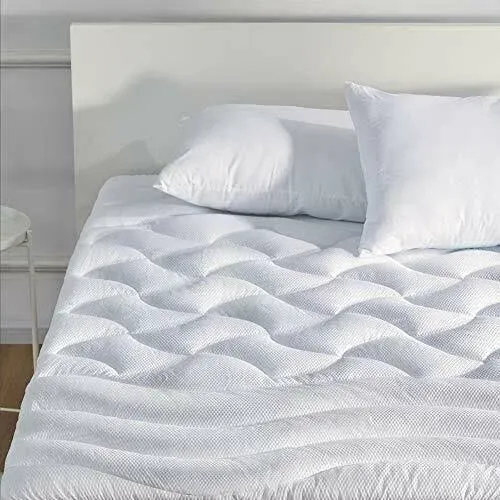 SLEEP ZONE Cooling Mattress Topper Premium Zoned Cool Mattress Pad Cover