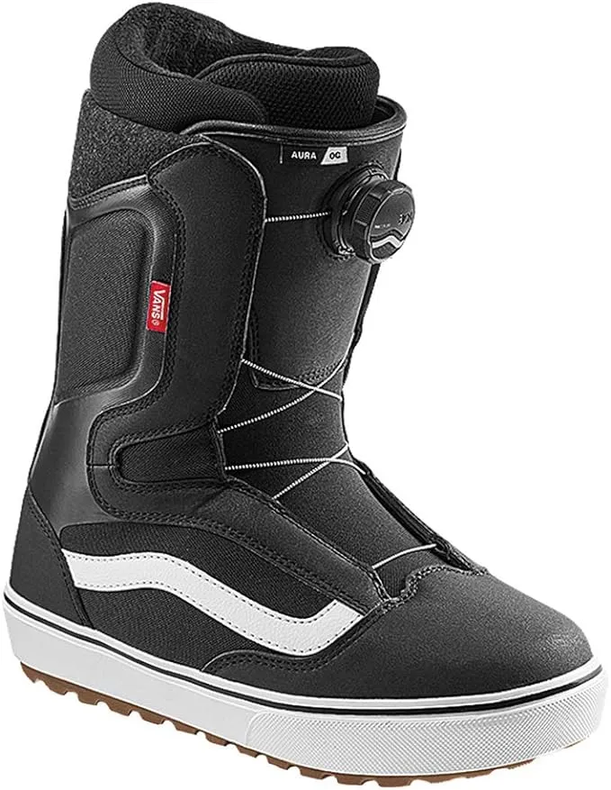 Vans Aura OG Snowboard Boots - Black/White - 12